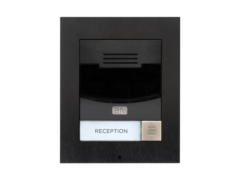2N IP Türstation IP Solo ohne Kamera, Wandmontage, schwarz Kompakte IP-Sprechanlage
