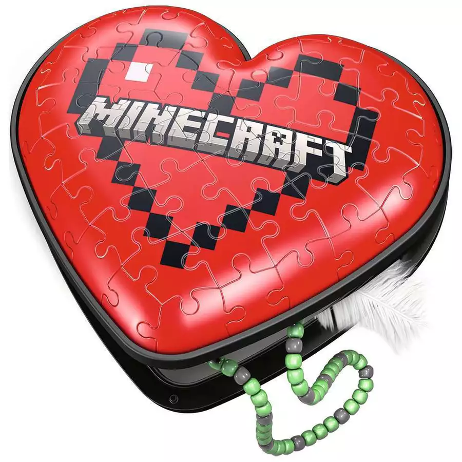 Ravensburger Herzschatulle - Minecraft bunt