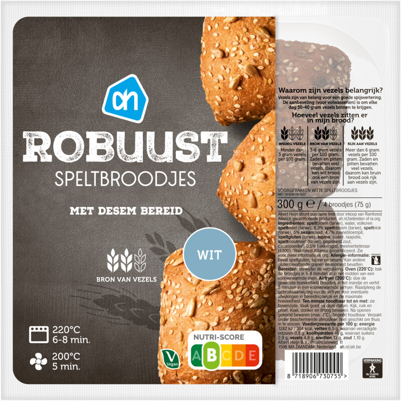 AH Robuust speltbroodjes