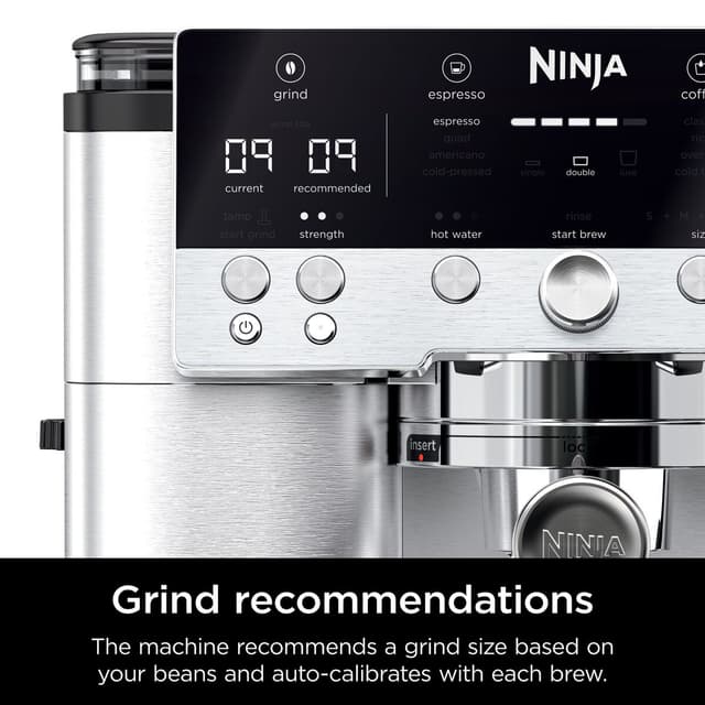 Ninja Luxe Café Premier espressomaskine ES601EU (sølv)