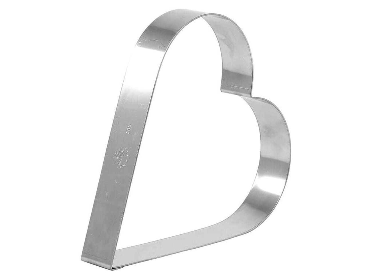 Cadre coeur inox - 20 cm x ht 3,5 cm - Matfer