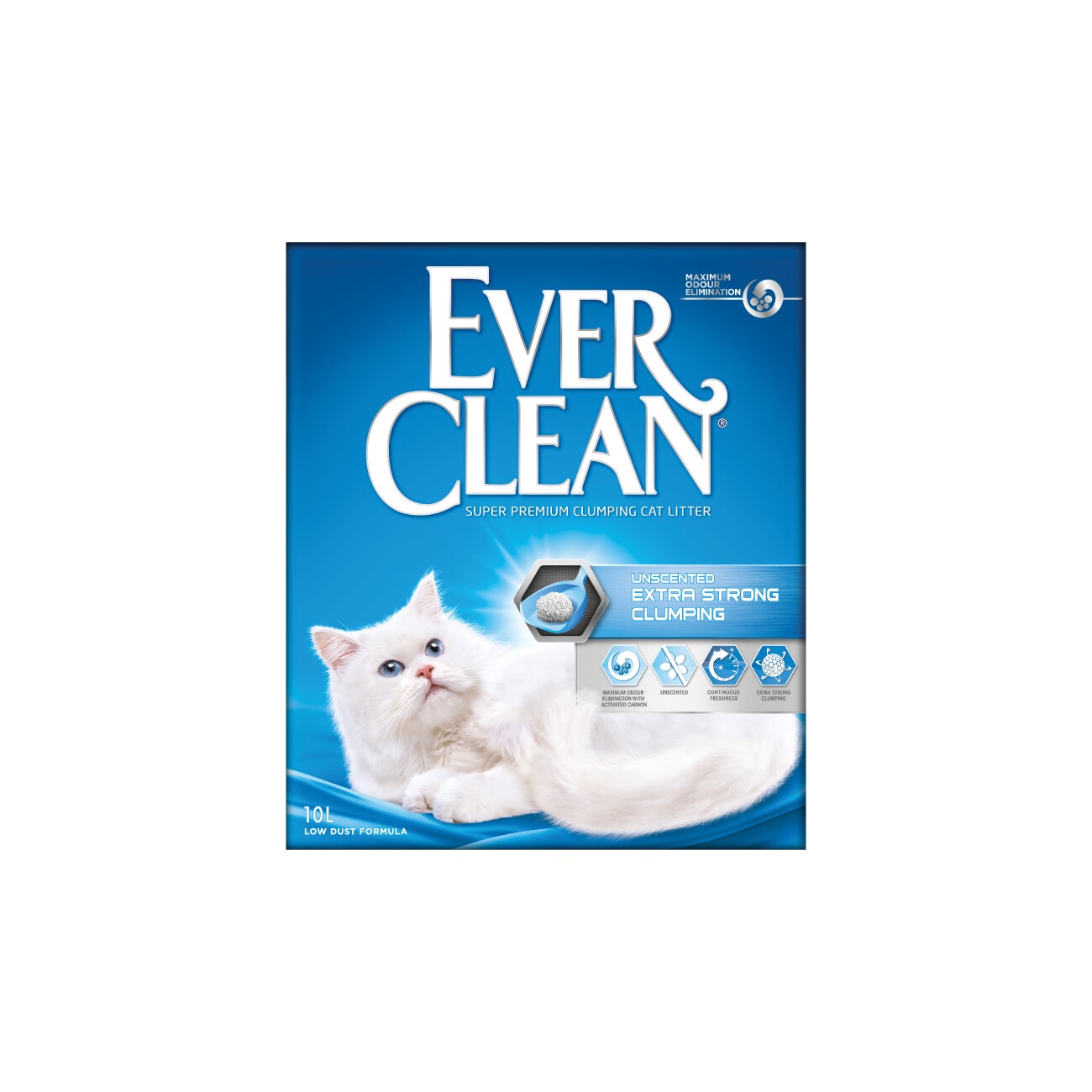 Ever Clean Extra Strong Clumping Katzenstreu, ohne Duft 10 l