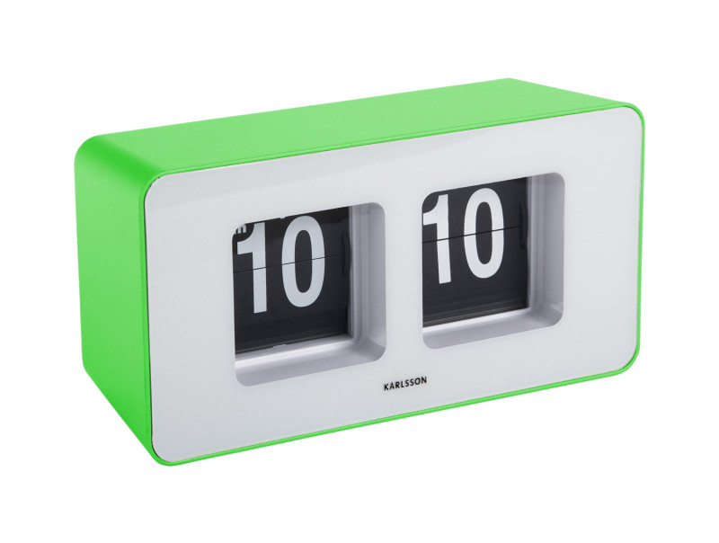 Wall/Table Clock Funky Flip KA6042BG Bright green