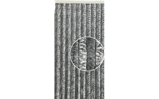 Chenille Flauschvorhang bunt