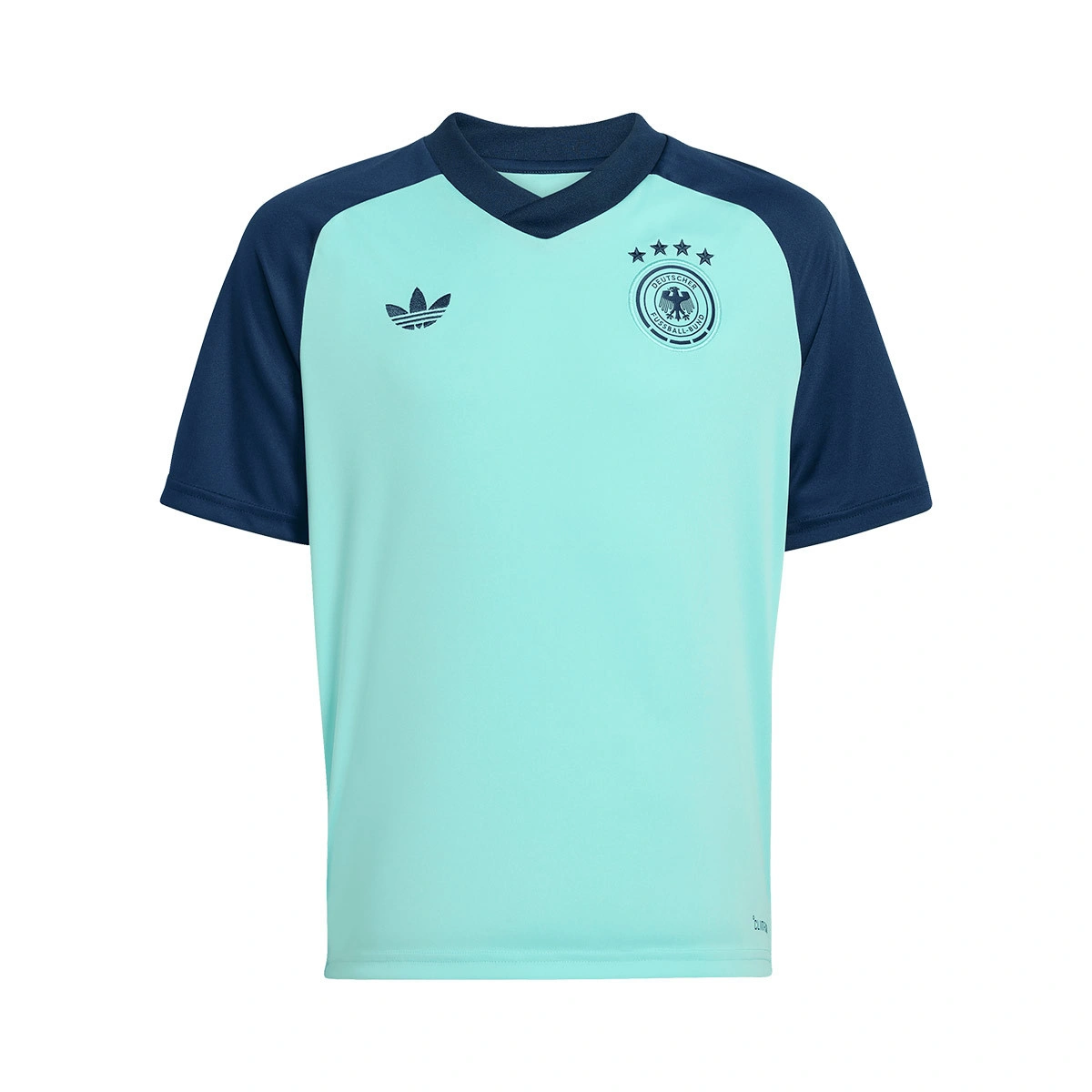 T-Shirt adidas Alemanha Pre-Match Away Mundial 2026 Criança