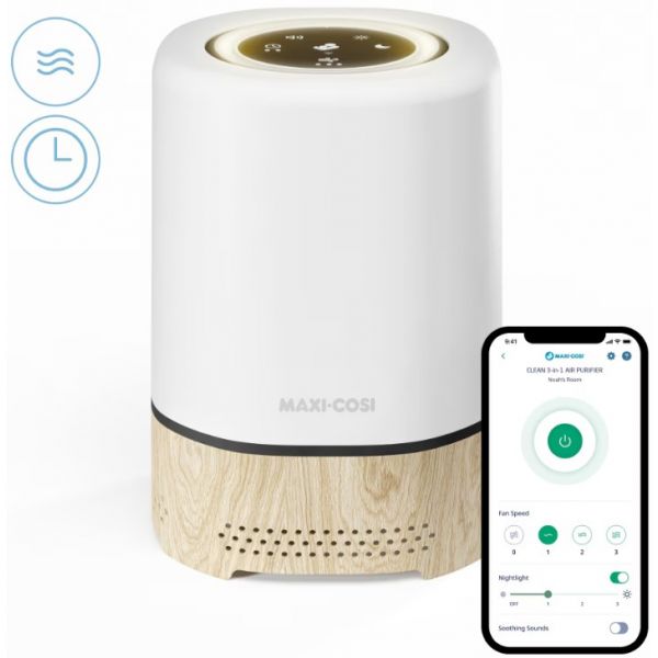 Purificador de Ar Maxi-Cosi Purificador de ar inteligente 3 em 1 Clean