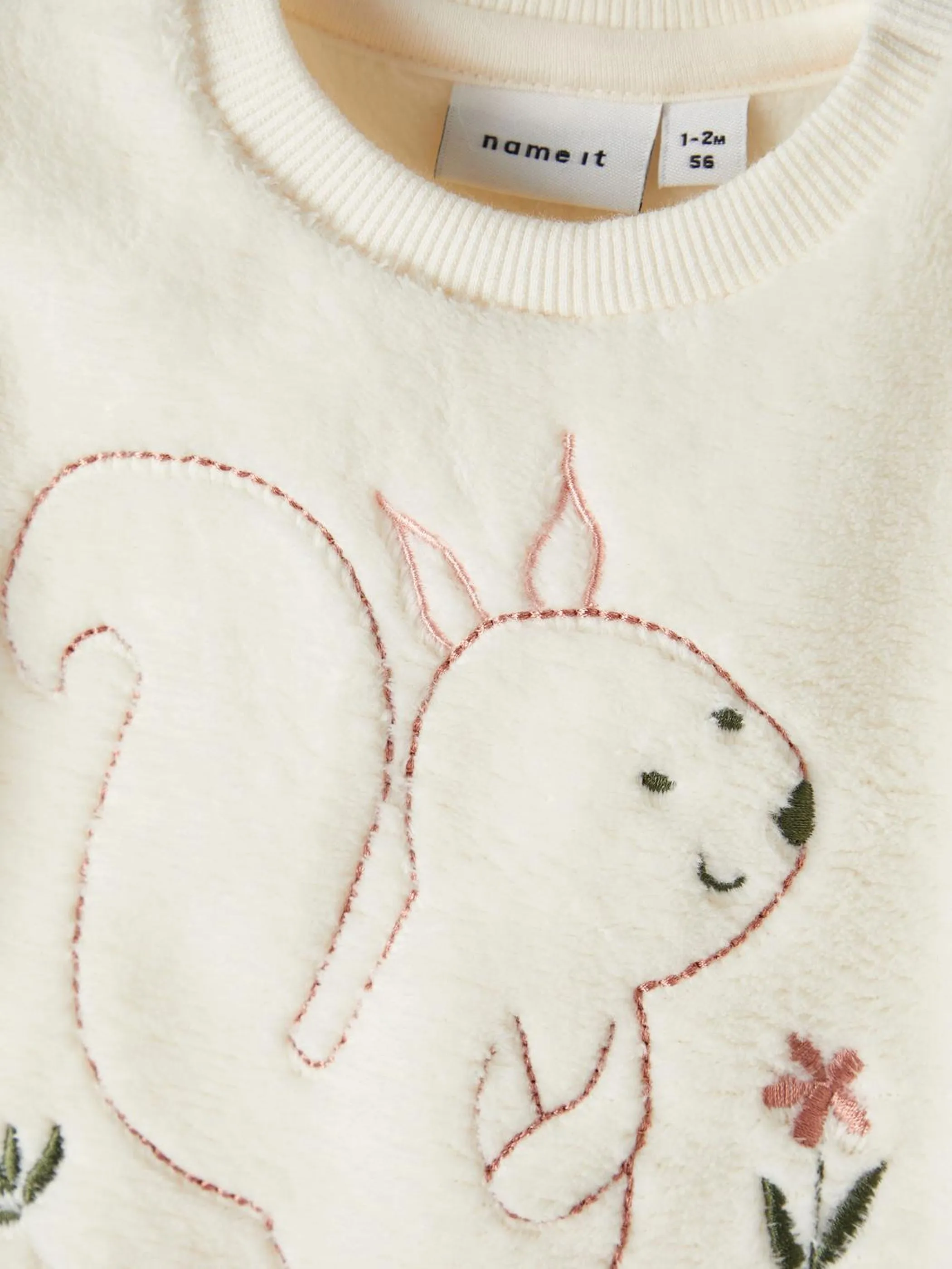 Baby Pullover aus Teddystoff