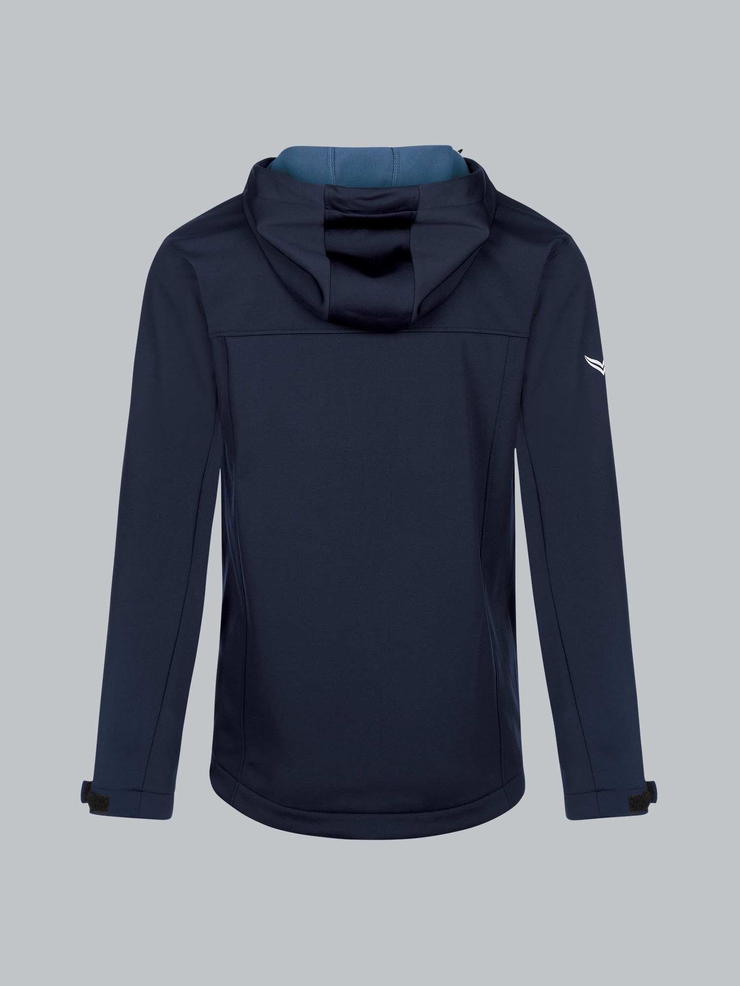 Klassische Softshell–Kapuzenjacke Navy
