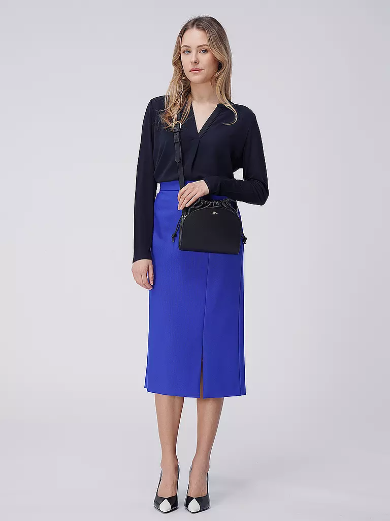 A.P.C. Ledertasche - Umhängetasche DEMI-LUNE schwarz