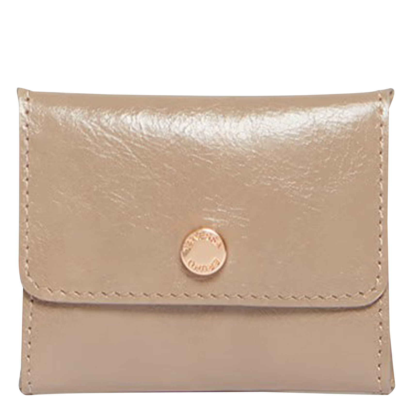 Porte monnaie en cuir | Beige