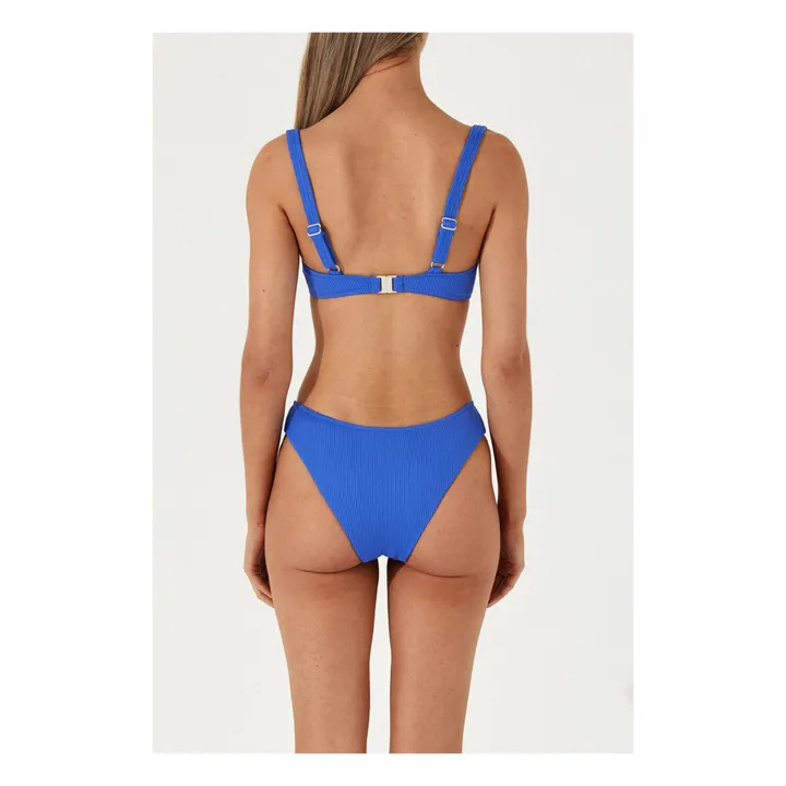 Zulu & Zephyr Haut de Maillot Marine Côtelé | Bleu