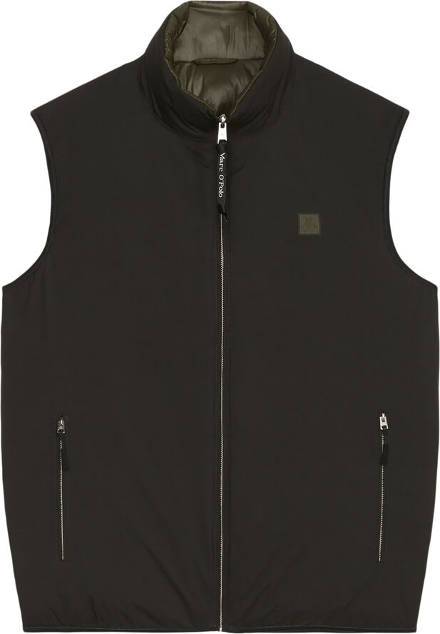 Marc O’Polo Vest, No Down, clean, e. dye, revers Black