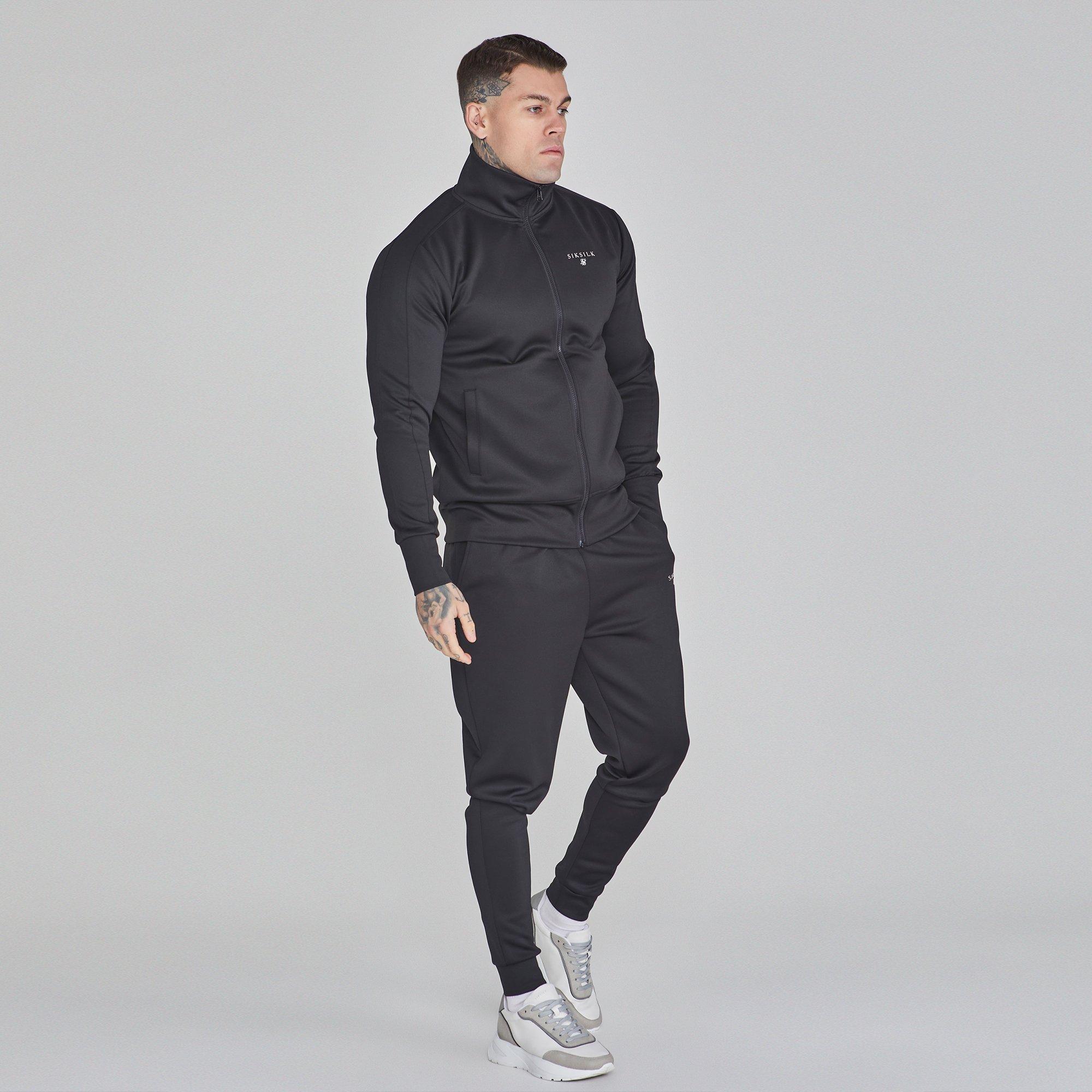 SikSilk Tracksuit Top Mens