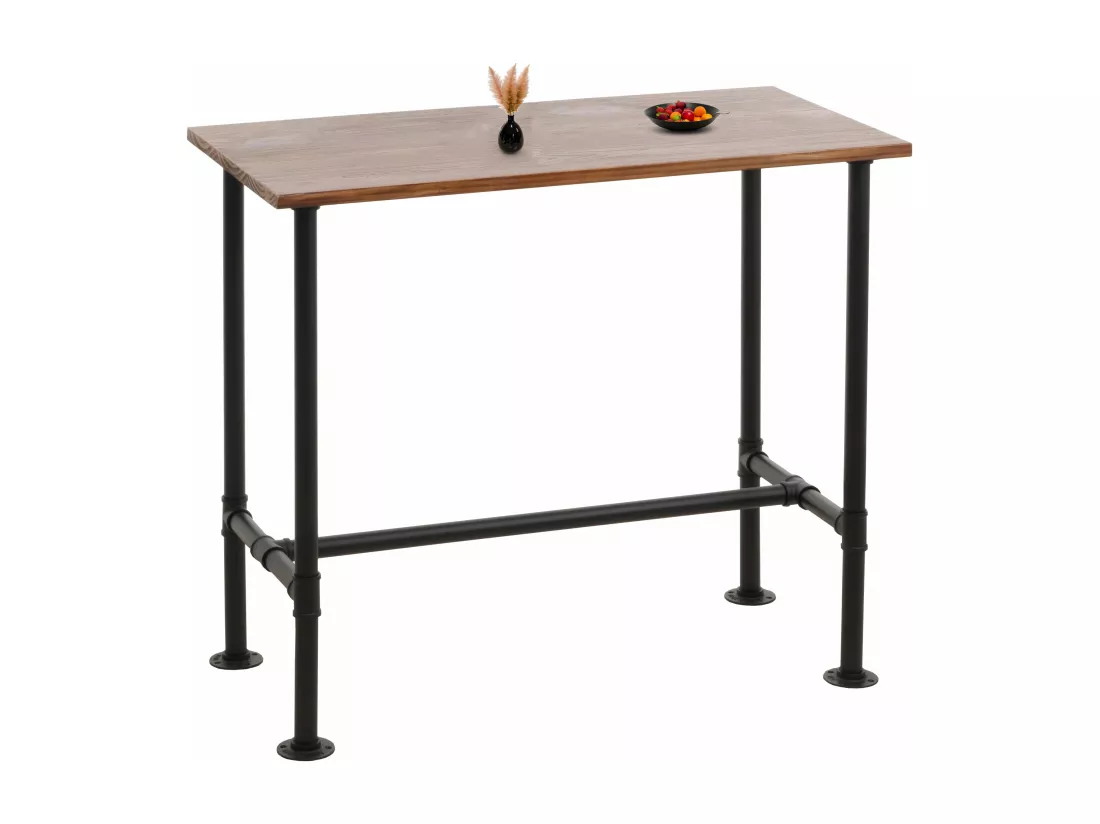 Table de bar MCW-N21, brun