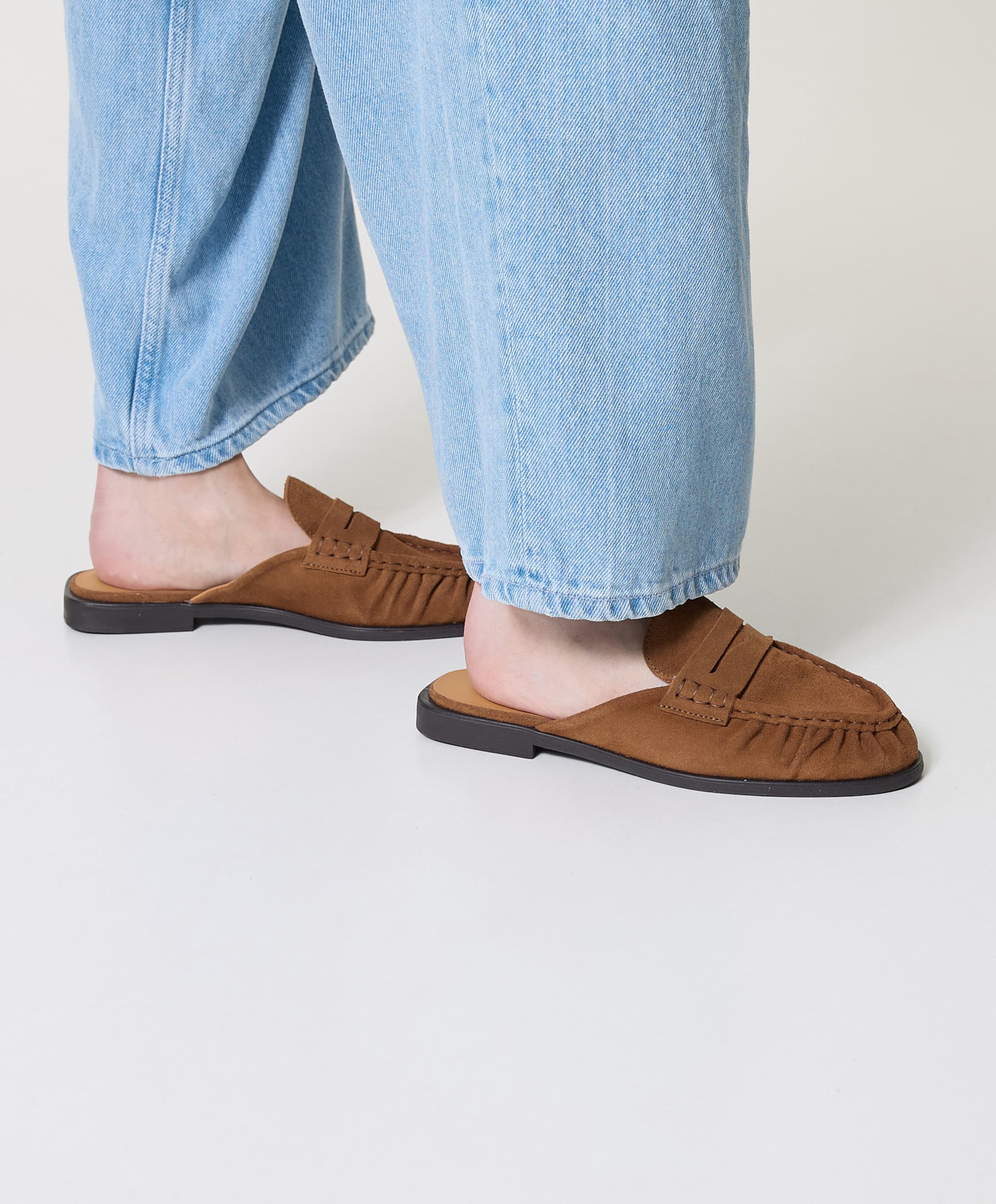 Posa Penny mule dames clogs bruin