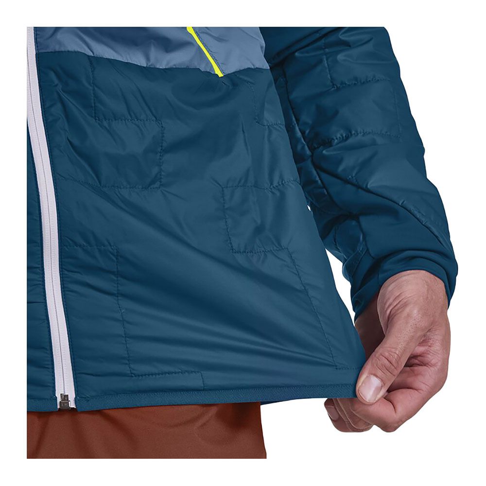 Ortovox SWISSWOOL PIZ BOÈ - Veste ski Homme petrol blue