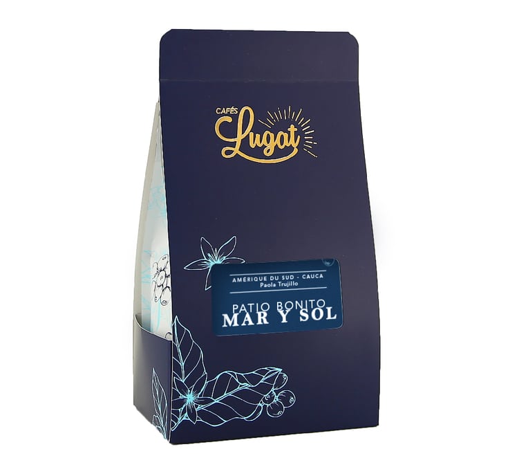200 g - Café en grain Amérique du Sud Mar Y Sol - Cafés Lugat