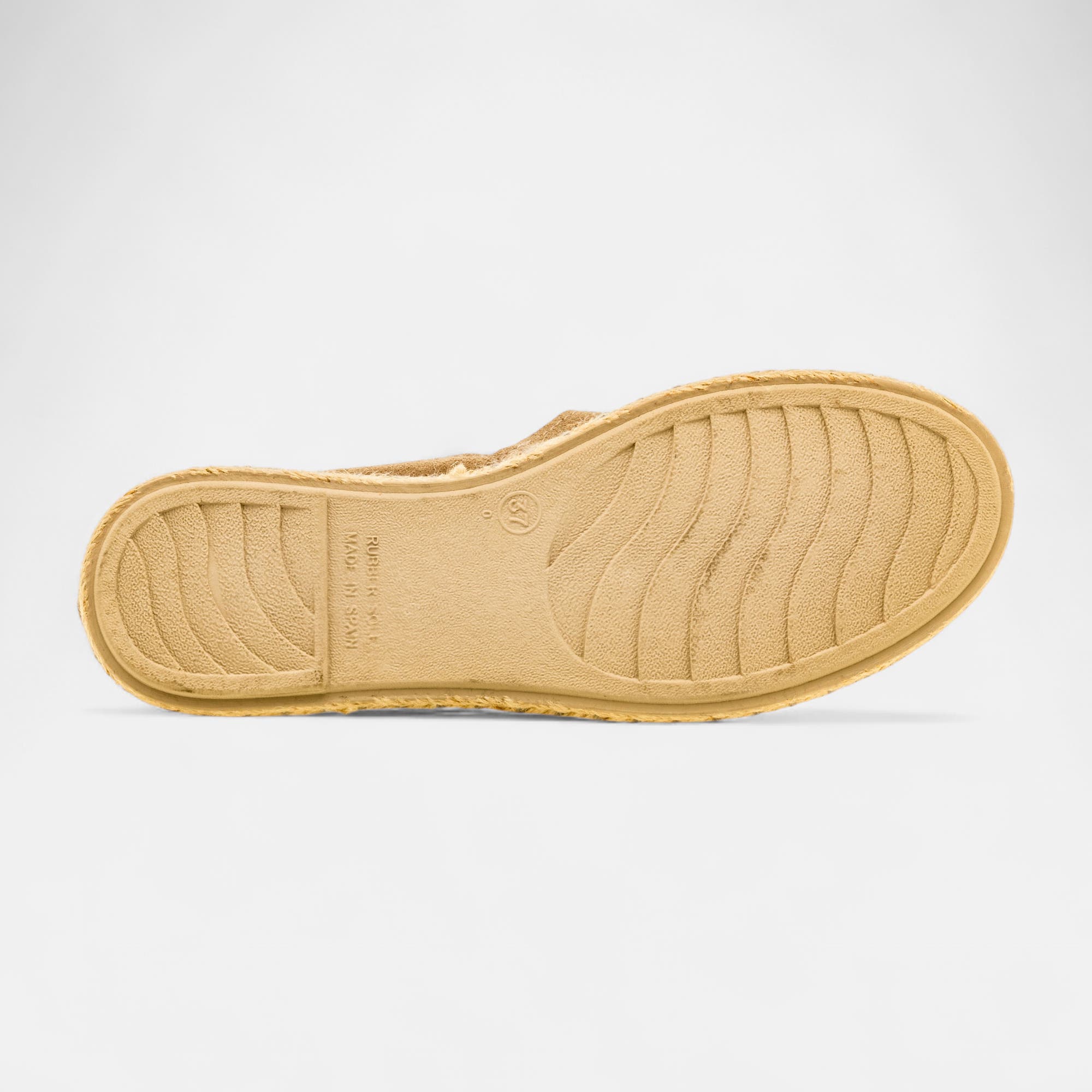 Espadrilles Femme en cuir beige
