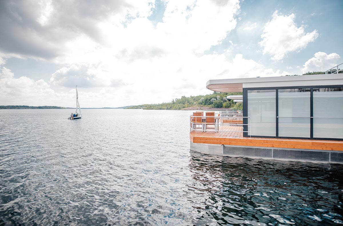 Kurzurlaub im Floating House Mücheln (2 Nächte)