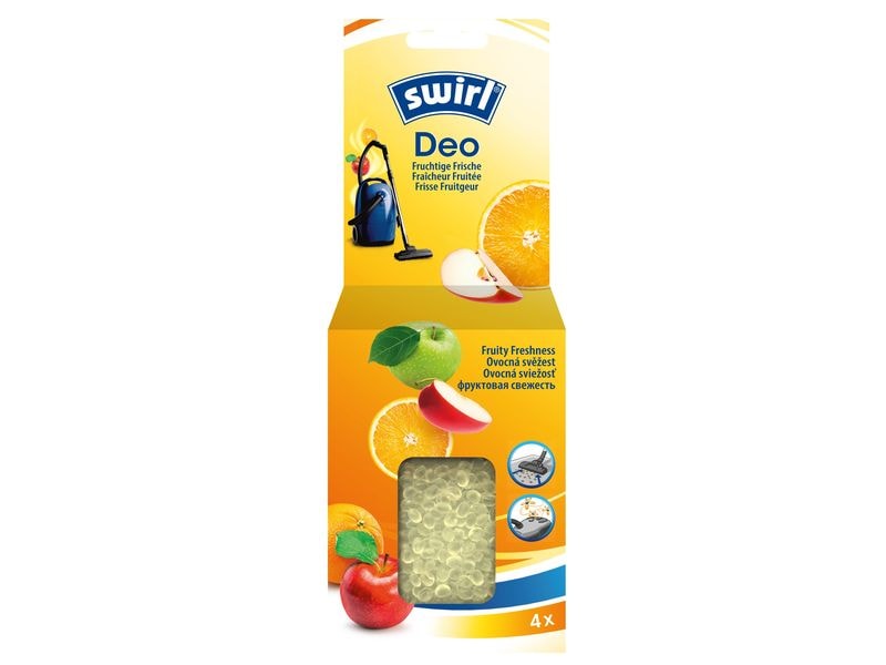 Swirl Duftperlen Fruchtige Frische 4x Beutel mit Deo-Perlen für Staubsaugerbeutel