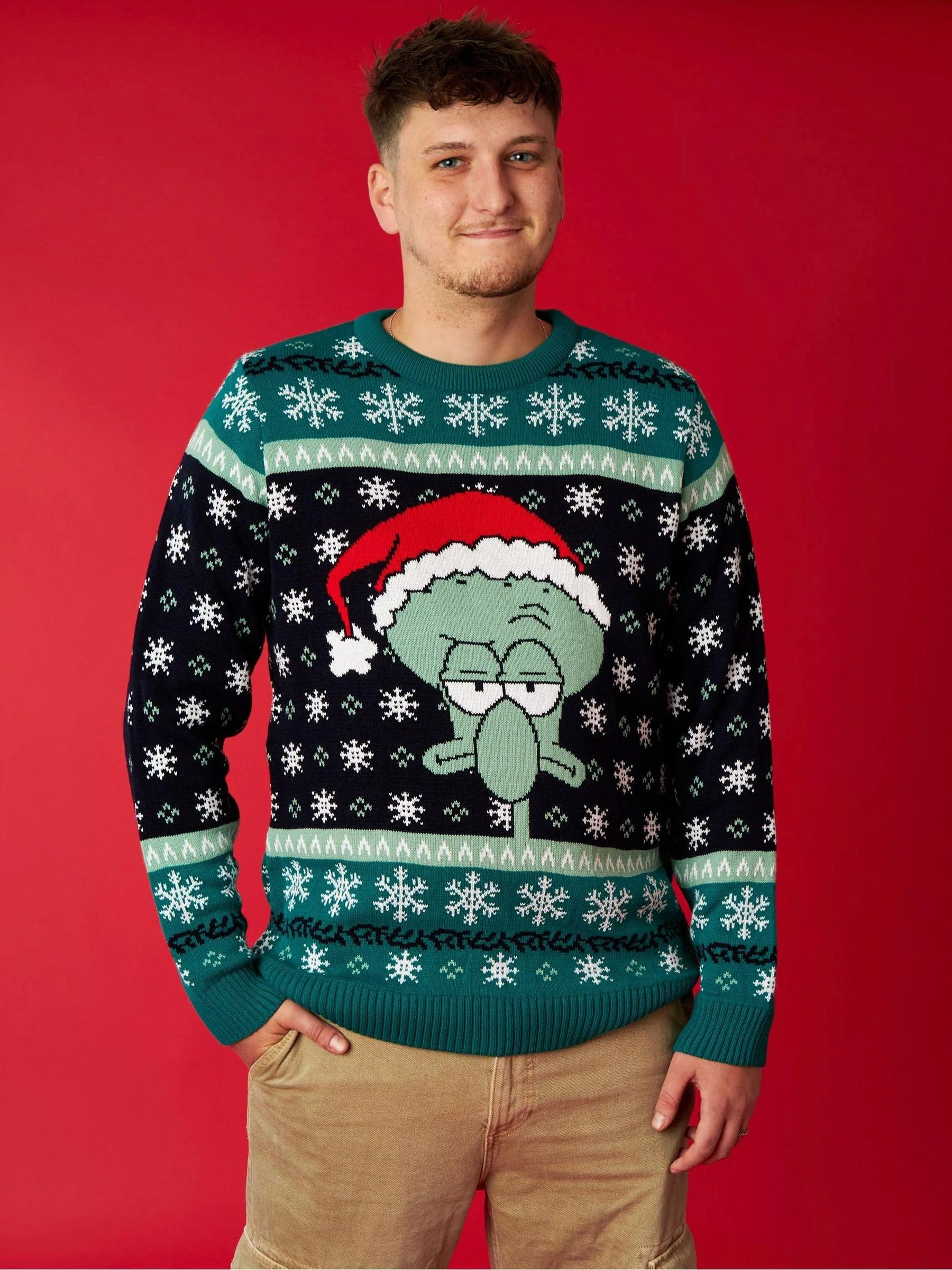 Vanilla Underground SpongeBob Squarepants Christmas Jumper