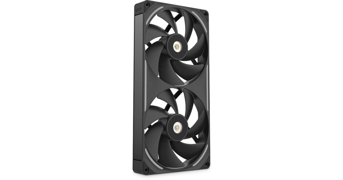 NZXTPerformance Fan F280X RGB case fans  (Zwart, 2 stuks, 280 x 140 x 30 mm, PWM)