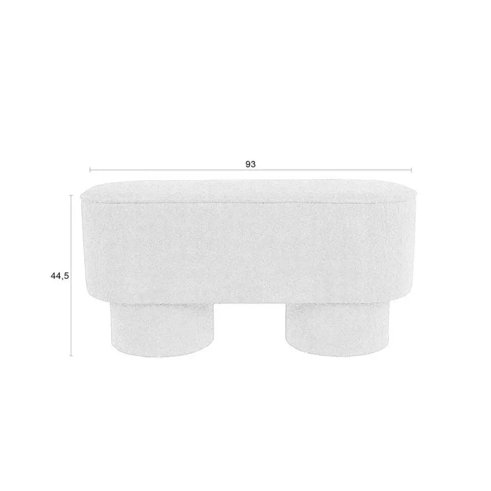 Puur - Sylvia Bench- wit