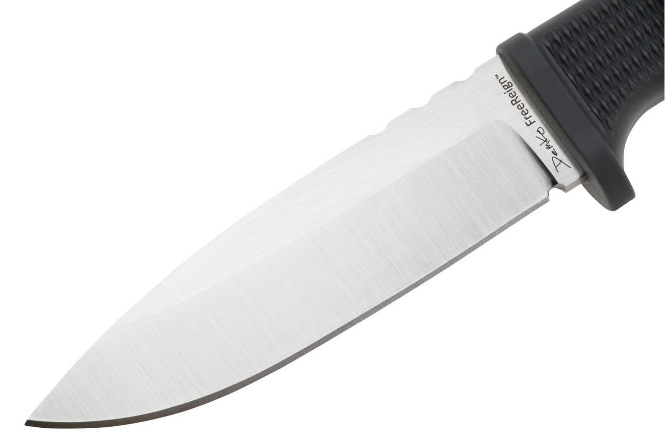 Demko Knives FreeReign AUS10A Drop Point FR-10A-GREY Grey Rubber, outdoormes