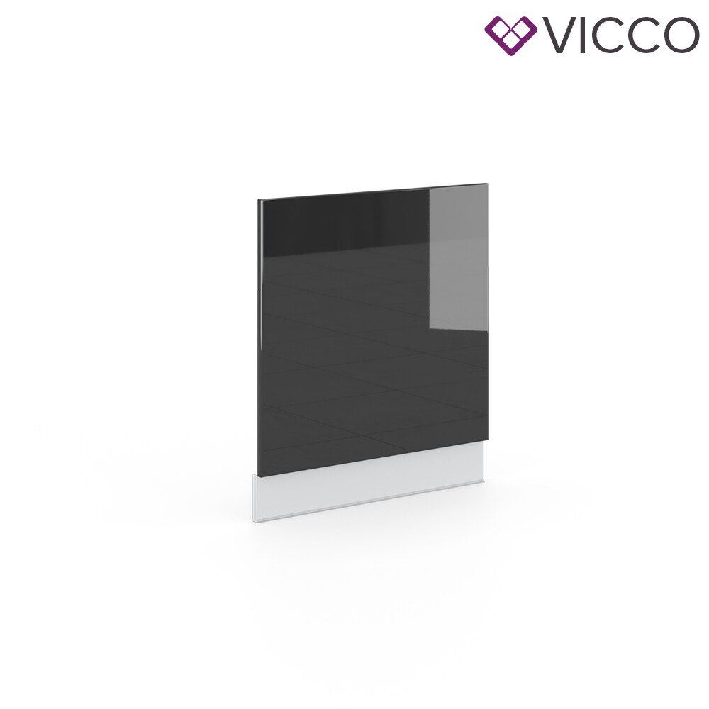VICCO Geschirrspülerblende 60 cm Anthrazit Küchenzeile Unterschrank Fame