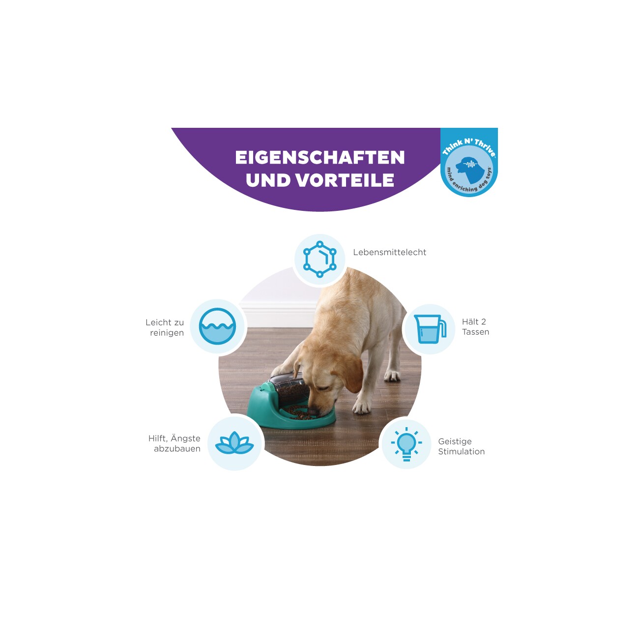 Nina Ottosson Dog Spin N' Eat Intelligenzspielzeug