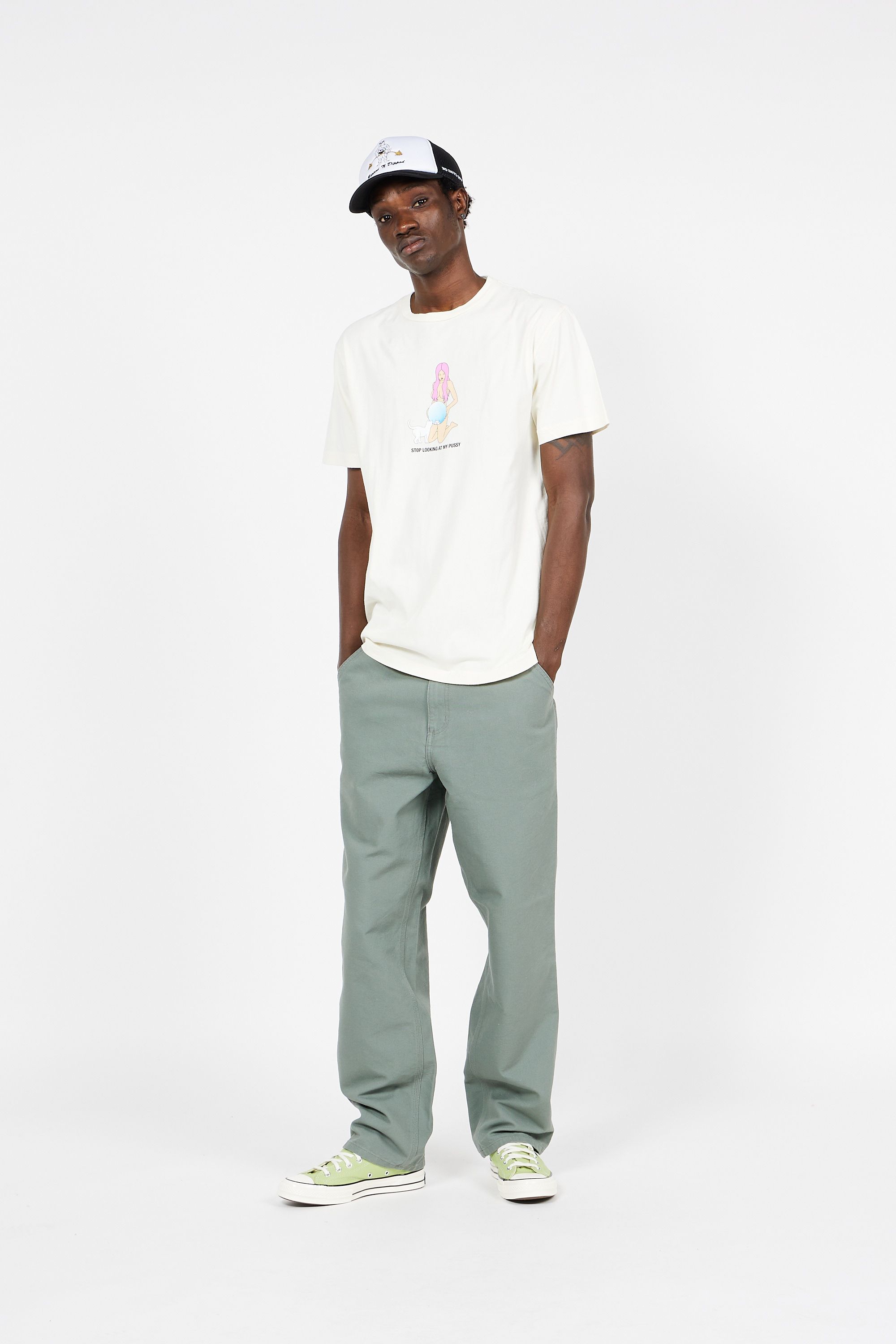 RIPNDIP T-shirt Mirror Mirror Tee Beige