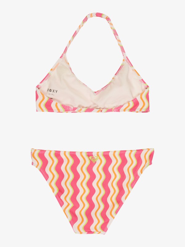 Bold Waves Set Ensemble bikini bralette deux pièces Rose Filles 6-16 ans