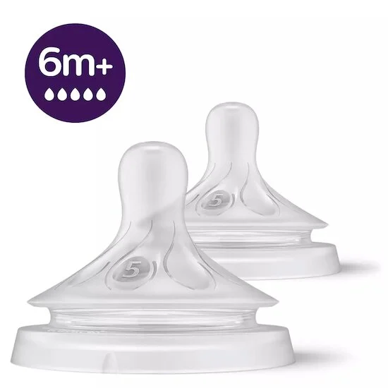 Lot de 2 Tétines Natural 3.0   6 mois +   de               Philips AVENT