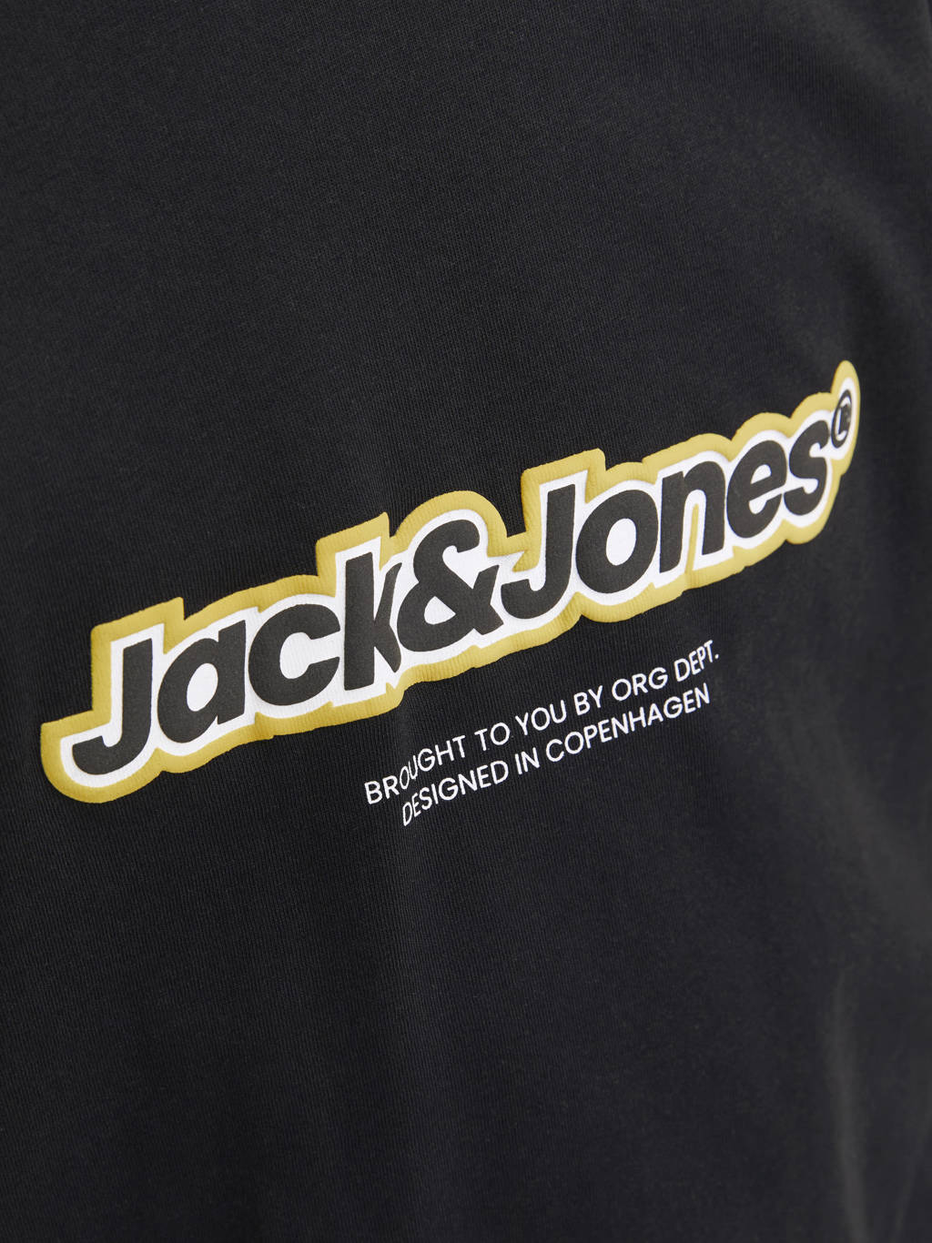 JACK & JONES longsleeve JORVESTERBRO NEWTON met logo zwart
