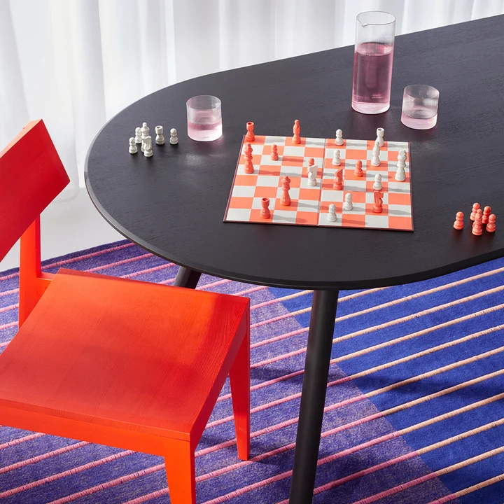 OUT Objekte unserer Tage - Meyer Tisch Rounded XLarge 240 x 92 cm, Esche gewachst mit Weisspigment