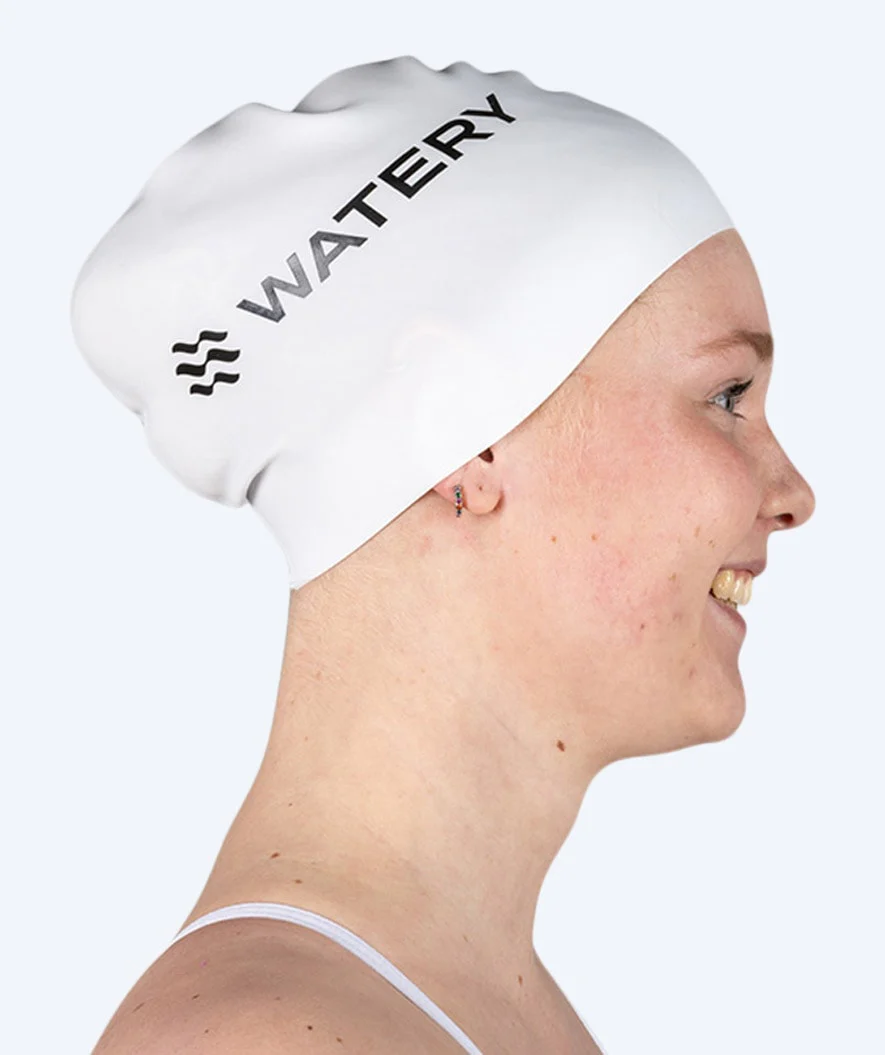 Watery badehætte (fra 10 år) - Signature - Hvid