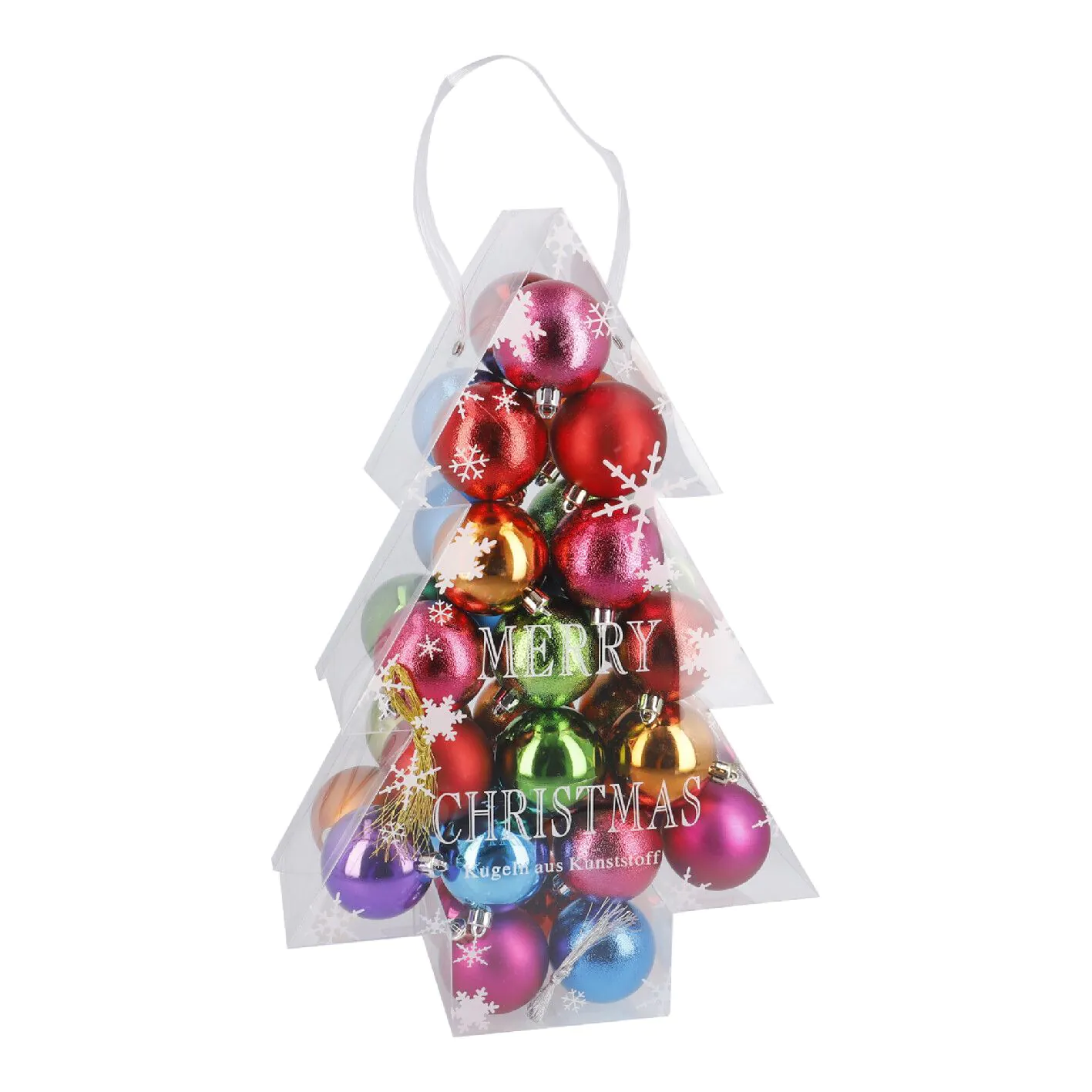34er Weihnachtskugel Set, fancy