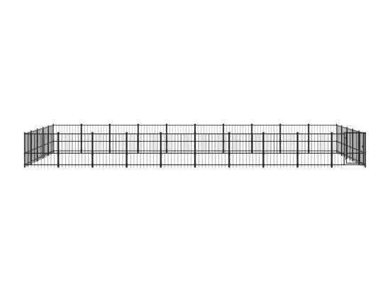 Chenil cage enclos pac noire 970 x 485 x 100 cm 02_0041854