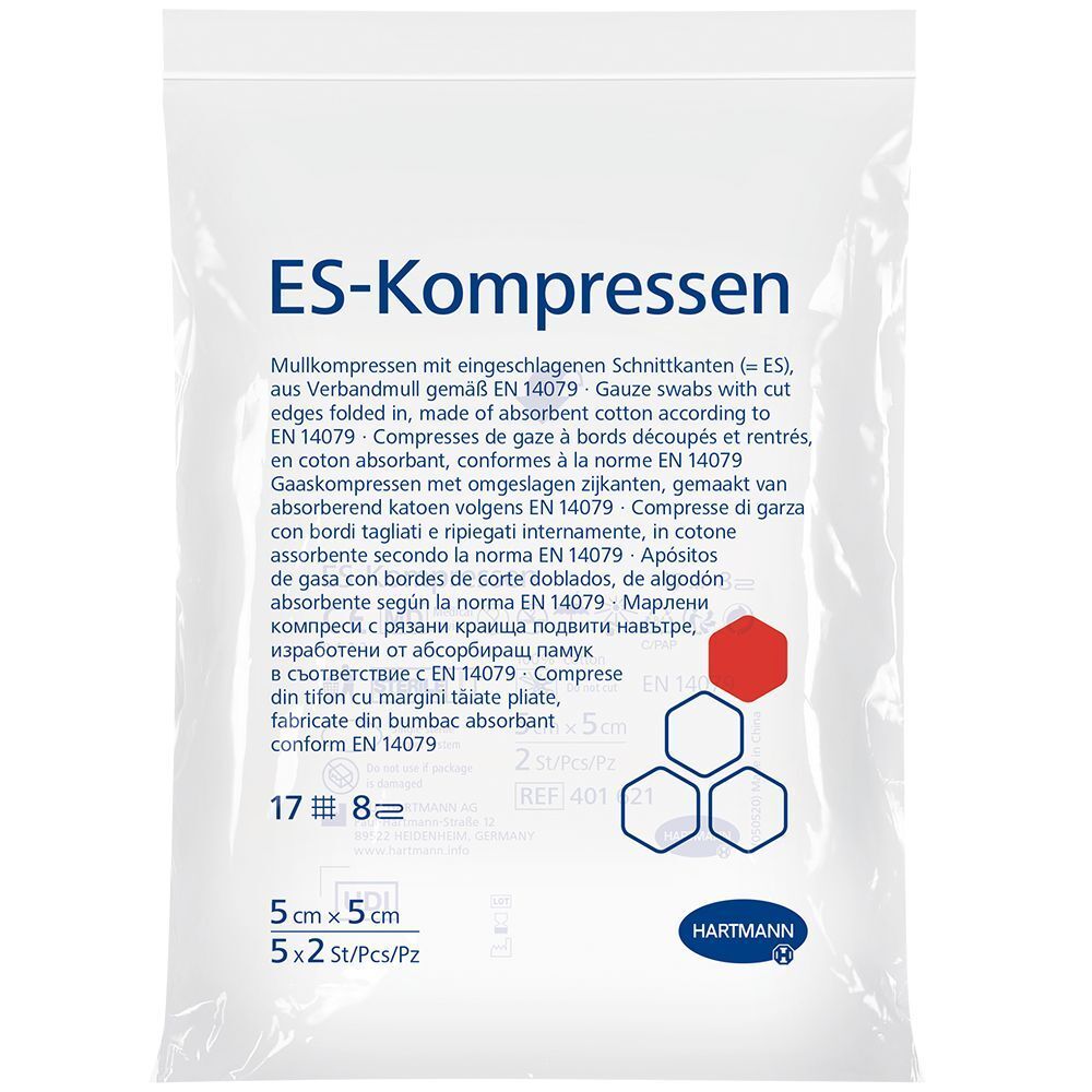 ES-Kompressen steril 8fach 5 x 5 cm
