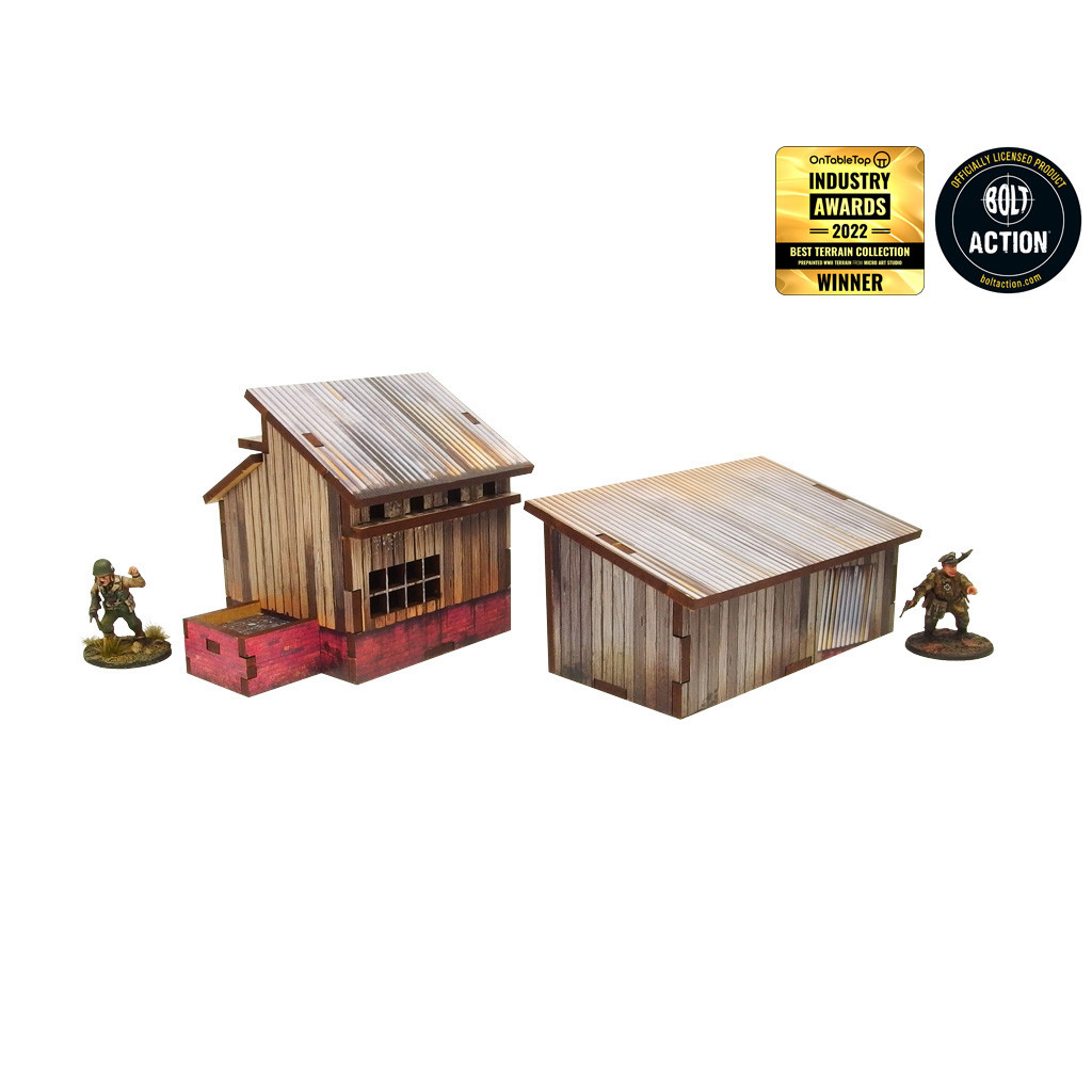 WW2 - Normandy Small Sheds w. Dovecote
