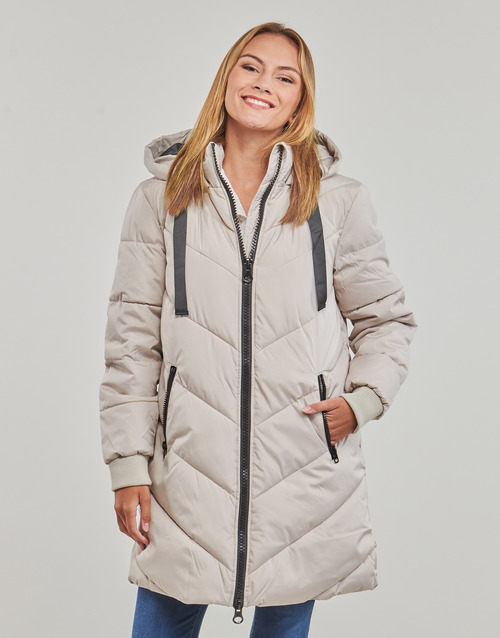 JDY - JDYSKYLAR PADDED HOOD JACKET OTW NOOS - Beige