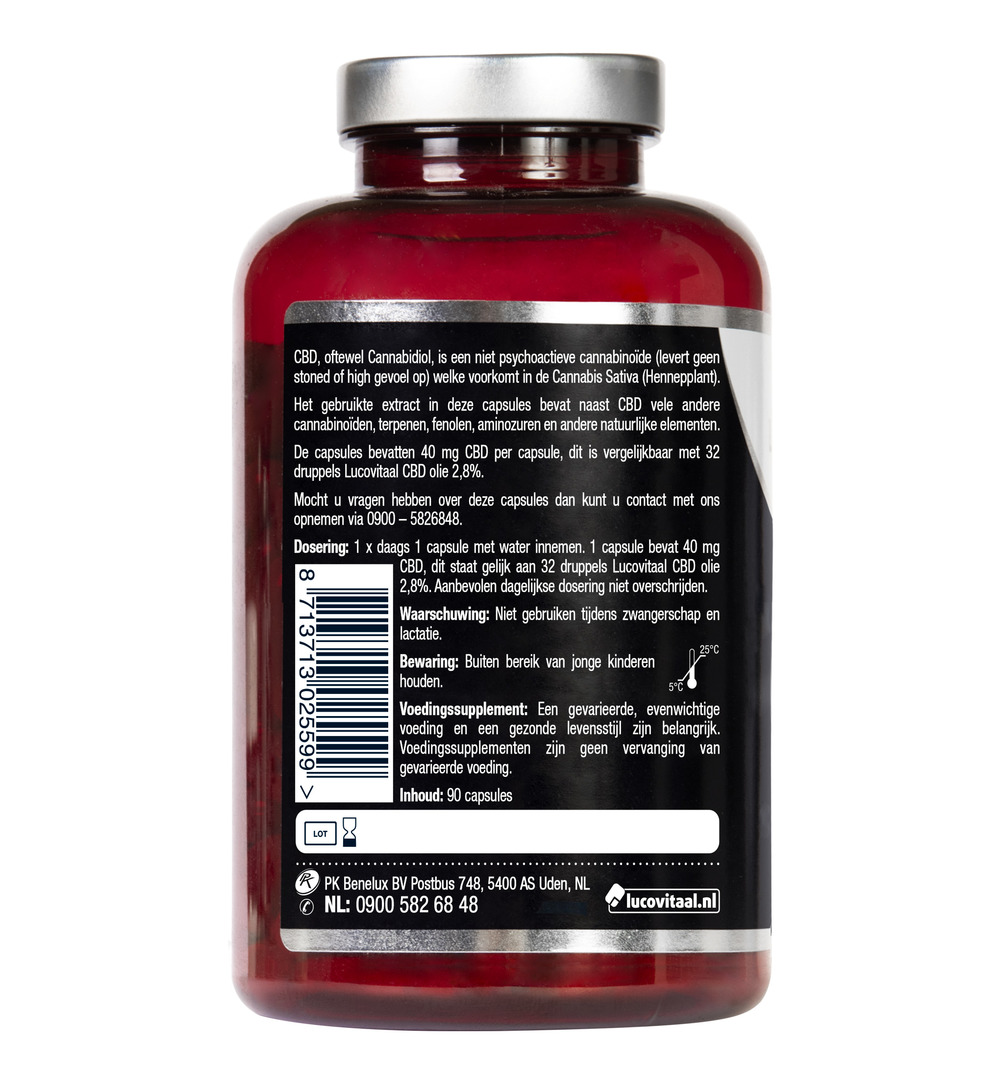 Lucovitaal CBD 40 mg (90 capsules)