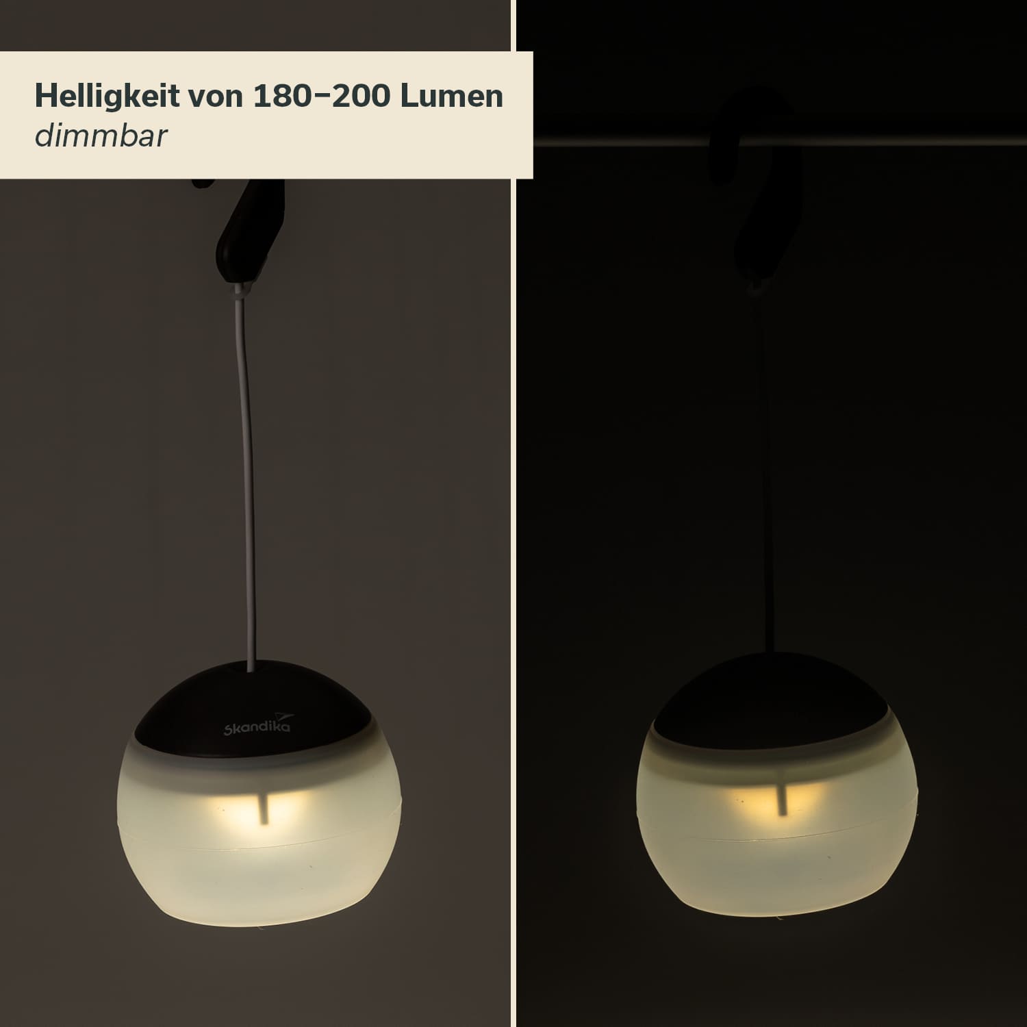 Skandika Tufjord LED hanglamp - Black