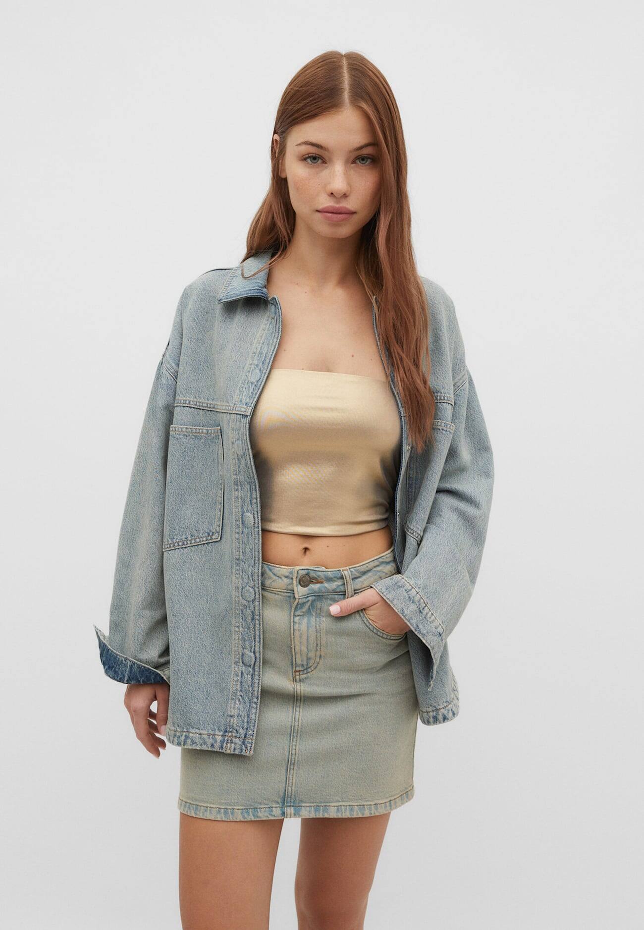 Minissaia jeans stretch D60