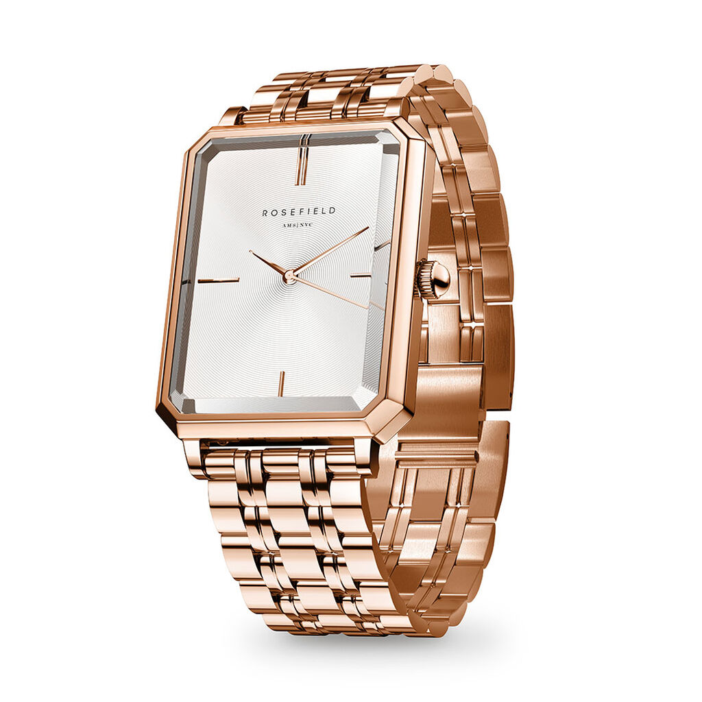 Montre Rosefield Octagon Blanc
