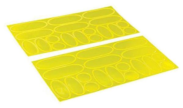 Autocollants haute-visibilité 36 pièces pour cycliste .