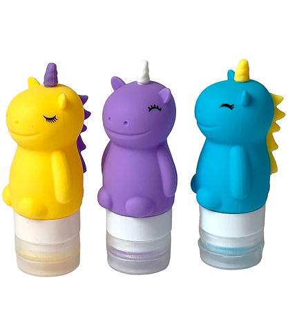 Yumbox Dressingflaschen - 3er-Pack - Silikon - Unicorn