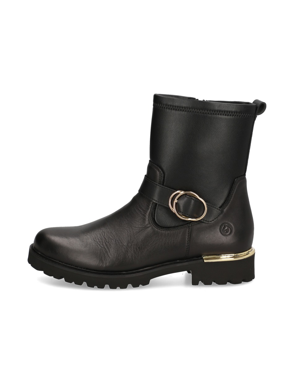 Lederkombination Stiefelette