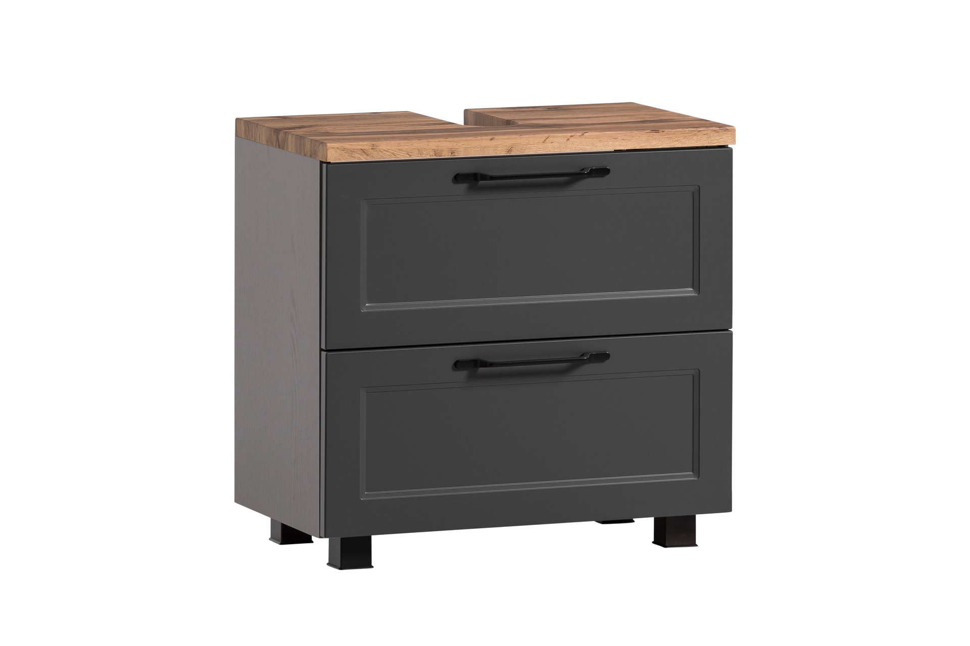 Bad-Waschbeckenunterschrank LÜTTICH grau 60cm