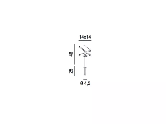 Poteau SOLAIRE en aluminium avec panneau solaire orientable et capteur crépusculaire Graphite 3000k